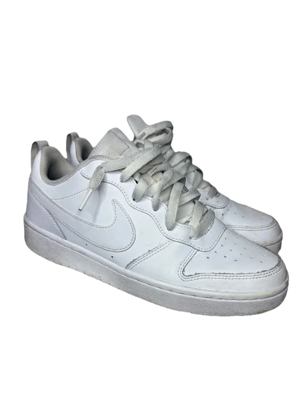 Nike Court Borough Low 2 White Shoes Youth 7